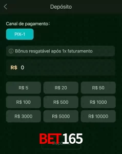 deposits BET165